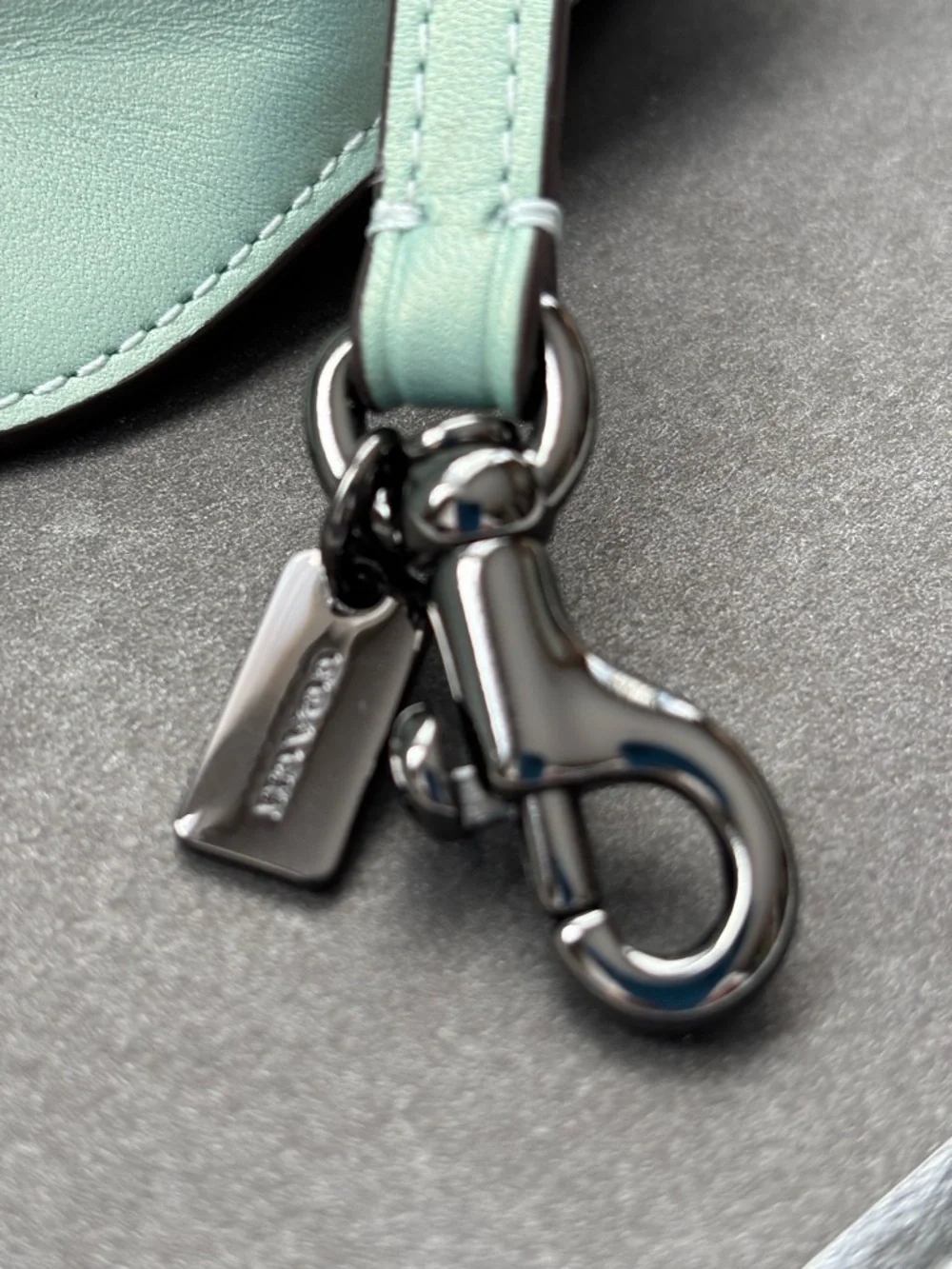 Coach Shark Coin Case Bag Charm - Picture 3 of 10